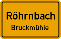 Straßen in Röhrnbach Bruckmühle