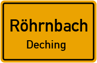 Straßenverzeichnis Röhrnbach Deching