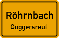 Straßen in Röhrnbach Goggersreut