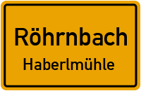 Straßen in Röhrnbach Haberlmühle