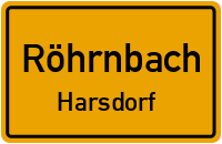 Straßen in Röhrnbach Harsdorf