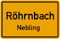 Straßenverzeichnis Röhrnbach Nebling