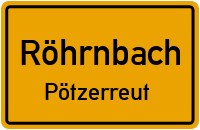 Straßen in Röhrnbach Pötzerreut