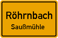 Straßen in Röhrnbach Saußmühle