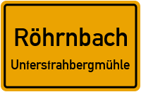 Straßenverzeichnis Röhrnbach Unterstrahbergmühle