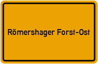 Alte Kissinger Straße in Römershager Forst-Ost