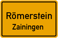 Kirchstraße in RömersteinZainingen