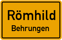 Römhilder Straße in 98631 Römhild (Behrungen)