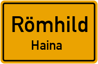 Westenfelder Straße in 98630 Römhild (Haina)