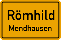 Mendhäuser Hauptstraße in RömhildMendhausen