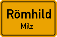 Milzer Hauptstraße in RömhildMilz