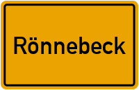 City Sign Rönnebeck