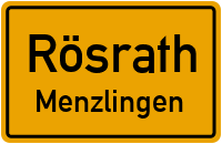 Schönrather Straße in 51503 Rösrath (Menzlingen)