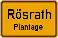 Plantagenweg in RösrathPlantage