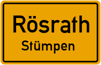 Eichenweg in RösrathStümpen