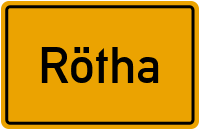 City Sign Rötha