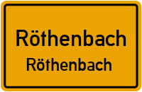 Bahnhofstraße in RöthenbachRöthenbach