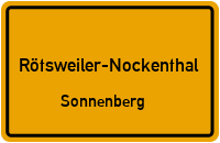 Ringstraße in Rötsweiler-NockenthalSonnenberg