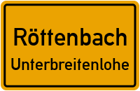 Straßenverzeichnis Röttenbach Unterbreitenlohe