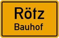 Straßen in Rötz Bauhof