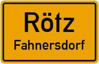 Straßen in Rötz Fahnersdorf