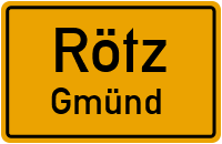 Sudetenstraße in RötzGmünd