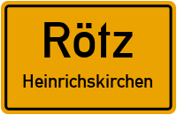 Straßen in Rötz Heinrichskirchen