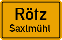 Straßenverzeichnis Rötz Saxlmühl