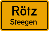 Straßen in Rötz Steegen