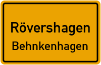 Weg Schwarzenpfost in RövershagenBehnkenhagen
