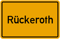 City Sign Rückeroth