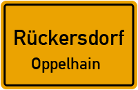 Alte Friedersdorfer Straße in RückersdorfOppelhain