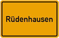 City Sign Rüdenhausen