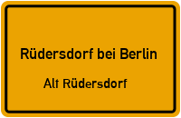 Karl-Liebknecht-Straße in Rüdersdorf bei BerlinAlt Rüdersdorf