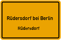 Weg nach Grüne Linde in Rüdersdorf bei BerlinRüdersdorf