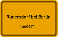 Altlandsberger Straße in Rüdersdorf bei BerlinTasdorf