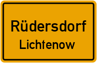 Kageler Weg in RüdersdorfLichtenow