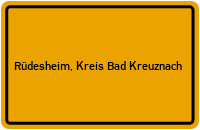 Branchenbuch von Rüdesheim, Kreis Bad Kreuznach auf onlinestreet.de