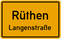 Karl-Michels-Straße in RüthenLangenstraße