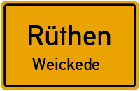 Straßenverzeichnis Rüthen Weickede