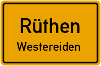 Dorfstraße in RüthenWestereiden