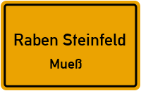Waldweg in Raben SteinfeldMueß
