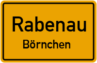 Kleine Straße in RabenauBörnchen