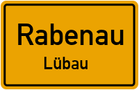 Dorfstraße in RabenauLübau
