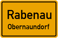 Poisenwaldstraße in RabenauObernaundorf