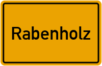 Dorfstraße in Rabenholz