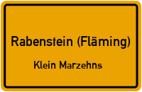 Garreyer Weg in Rabenstein (Fläming)Klein Marzehns
