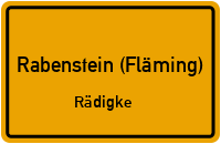 Hohlweg in Rabenstein (Fläming)Rädigke