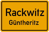Bahnhofstraße in RackwitzGüntheritz