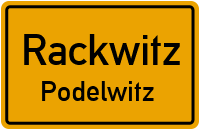 Hintere Dorfstraße in RackwitzPodelwitz